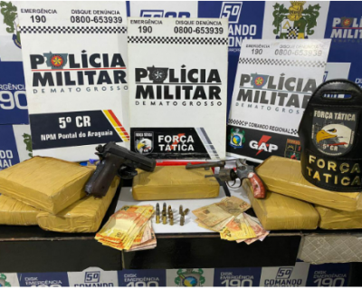 Dois homens morrem em confronto com a polcia na regio rural de Barra do Garas
