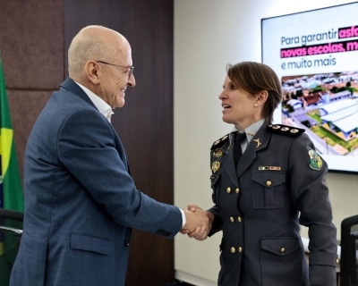 Governador Otaviano Pivetta anuncia coronel da PM Susane Tamanho para comandar Sesp