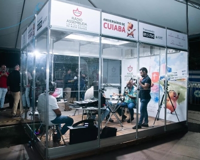 Max Russi leva Casa de Vidro da ALMT ao Parque das Águas e aproxima Legislativo da população