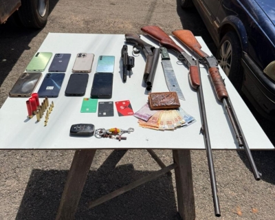 Polícia Militar prende quadrilha suspeita de roubo e sequestro de família em Terra Nova do Norte