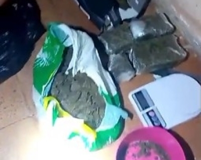 Traficante tenta usar pitbull para impedir ação da PM, mas é preso em Cuiabá