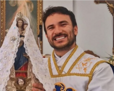 Padre Fabrcio Rodrigues morre aps colidir moto com cavalo na rodovia Transamaznica