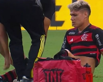 Luiz Arajo se lesiona em clssico contra o Vasco e vira preocupao para o Flamengo
