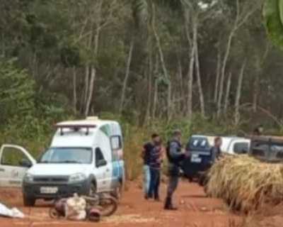 Motociclista morre em acidente na estrada do assentamento Gavio em Barra do Bugres