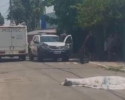 Homem morre aps passar mal e cair de moto de aplicativo em Cuiab