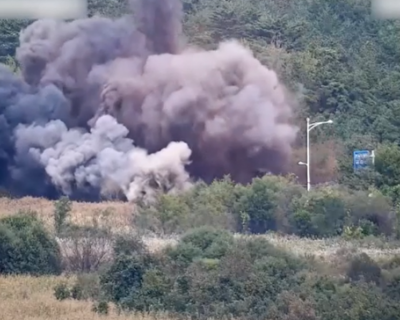Coreia do Norte explode estradas perto da fronteira com o Sul