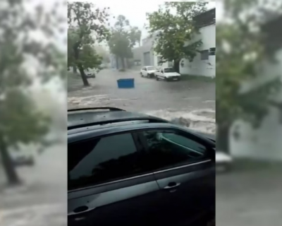 Tempestade inunda ruas no Uruguai, e ciclone extratropical se aproxima da regio
