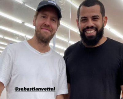 Sebastian Vettel  visto em Cuiab e fs especulam participao no GP do Brasil