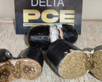 Polcia Penal prende trs mulheres e impede entrada de drogas na PCE
