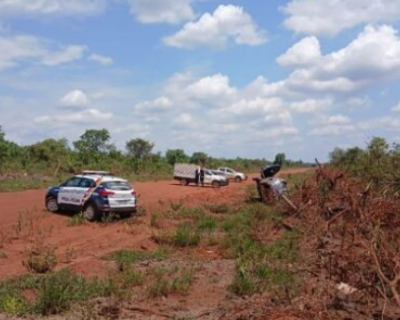 Homem morre e duas pessoas ficaram feridas em capotamento na zona rural de Porto Alegre do Norte