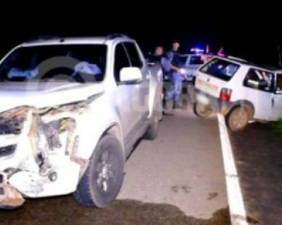 Acidente entre S-10 e Uno deixa trs feridos na MT-270, em Rondonpolis