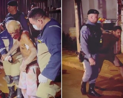 Casal  preso por agredir dois idosos com barra de ferro em Sinop