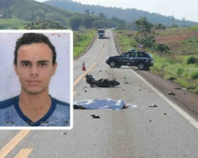 Motociclista de 24 anos morre em coliso com caminho na BR-174 em Conquista dOeste