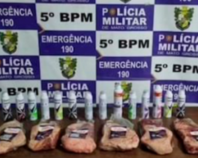Homem  preso em Rondonpolis aps furtar supermercado durante a madrugada