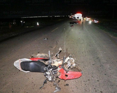 Coliso entre moto e caminho deixa uma vtima fatal na MT-249