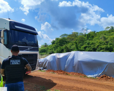Polcia Civil apreende 46 toneladas de fertilizantes adulterados