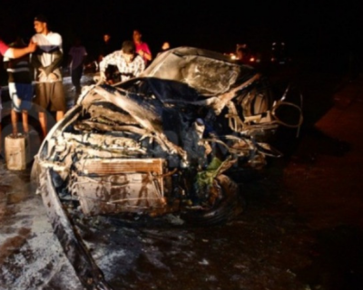 Acidente envolvendo quatro veculos deixa uma vtima fatal na BR-364