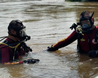 Corpo de Bombeiros localiza corpo de homem que desapareceu no Rio Arinos