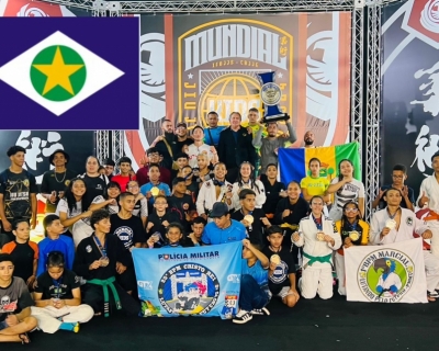 Equipe de Mato Grosso conquista primeiro lugar no Campeonato Mundial de Jiu-Jitsu Esportivo Kids