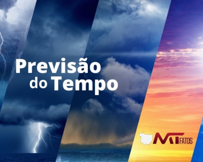 Alerta para chuvas intensas em Mato Grosso durante o fim de semana