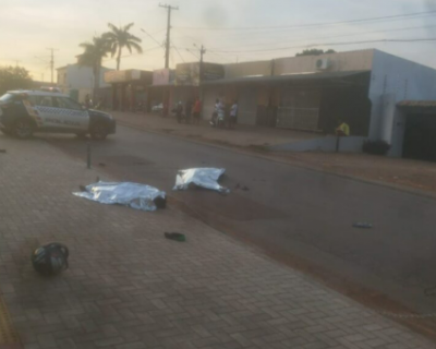 Dois motociclistas morrem em coliso frontal na Avenida Gaspar Dutra em Vrzea Grande