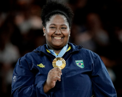 Beatriz Souza, campe olmpica em Paris 2024,  indicada ao Prmio de Melhor Judoca do Ano pela Federao Internacional de Jud