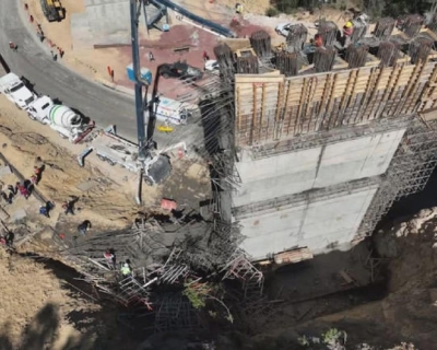 Pirmide de 1,4 mil anos  descoberta em construo de estrada no Mxico