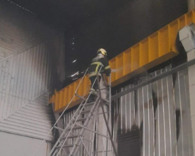 Incndio em Fbrica de Transformadores  Controlado pelo Corpo de Bombeiros em Cuiab