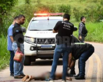 Homem  encontrado morto com marcas de tiros na Rodovia do Peixe em Rondonpolis