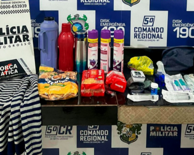 Homem � preso ap�s invadir e furtar unidade de sa�de em Barra do Gar�as