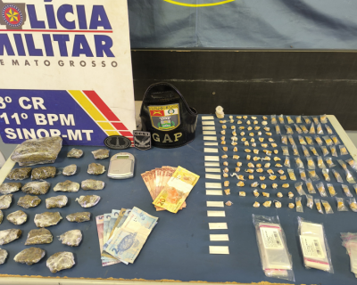 Duas Mulheres S�o Presas em Flagrante por Tr�fico de Drogas em Sinop