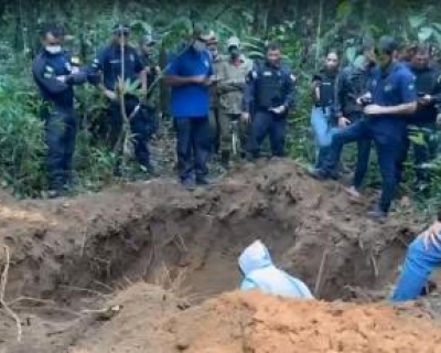 Nmero de corpos encontrados em cemitrio clandestino sobe para 14 em MT