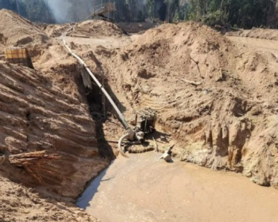 Funcionrio de garimpo morre aps cair de altura de 15 metros em Pontes e Lacerda