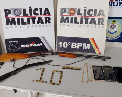 PM resgata casal mantido em crcere privado em chcara na Estrada do Manso