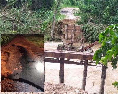 Chapada dos Guimares decreta situao de emergncia aps alagamentos deslizamentos de terra