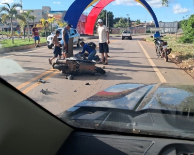 Motociclista fica gravemente ferido em acidente na rodovia MT-457 em Jaciara