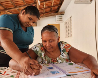 Programa Mais MT Muxirum promove alfabetizao de idosos em comunidade rural de Santo Antnio de Leverger