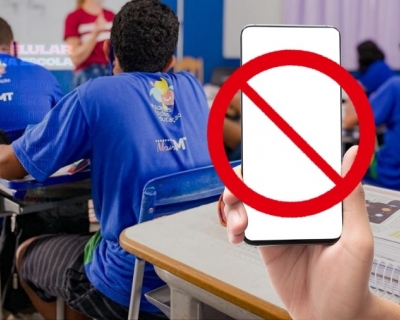 Promotores vo acompanhar cumprimento da lei do uso de celular nas escolas em MT