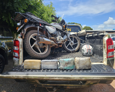 Gefron apreende drogas avaliadas em R$ 135 mil em Porto Esperidi�o e C�ceres