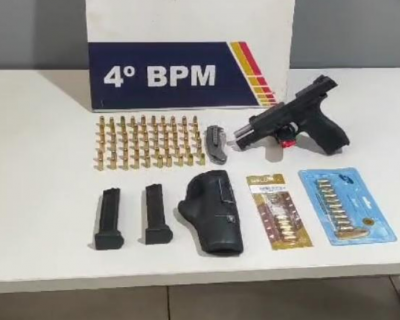 Homem � preso em V�rzea Grande por porte ilegal de arma de fogo