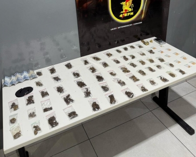 Pol�cia prende duas pessoas por tr�fico de drogas em V�rzea Grande