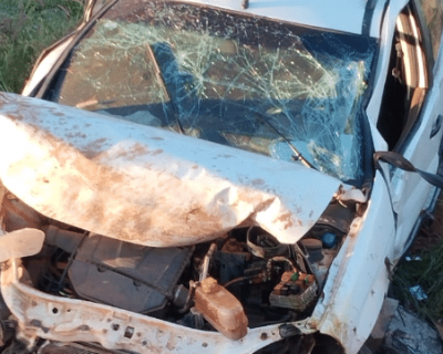 Picape capota em rodovia de Mato Grosso e condutor morre