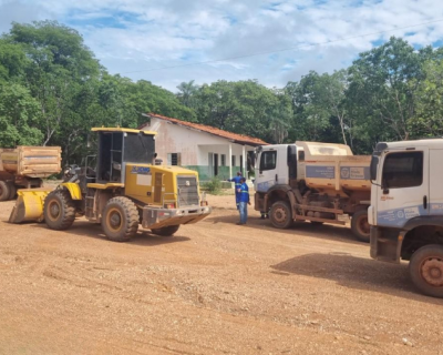 MP flagra caminh�es retirando pedras no Morro de Santo Ant�nio