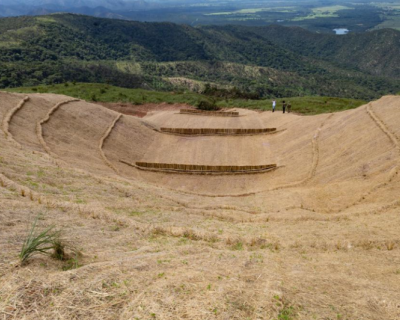 Sema conclui primeira etapa de recupera��o de eros�es no Mirante de Chapada dos Guimar�es