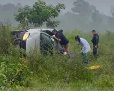 Idoso de 70 anos morre aps perder controle e capotar vrias vezes na MT-170