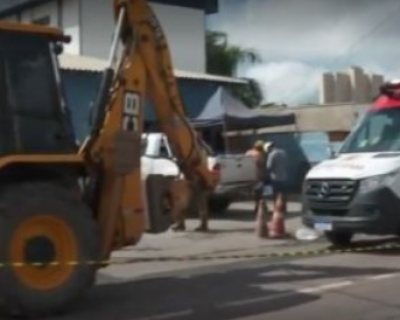 Idoso sofre infarto e morre enquanto trabalhava em obra da rede de esgoto