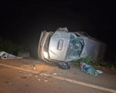 Av e neta morrem em acidente entre caminhonete e p-carregadeira na MT-040