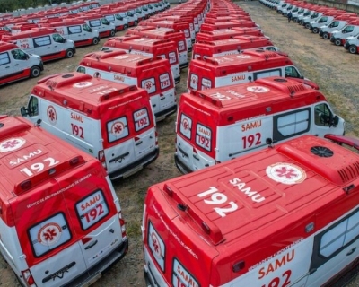 Governo Federal entrega cinco novas ambulncias para o Samu em Mato Grosso