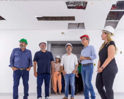 Deputado destaca qualidade das instalaes do futuro Hospital Central durante vistoria tcnica