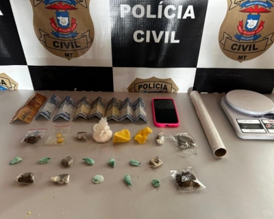 Pol�cia Civil prende faccionado que comandava tr�fico de drogas em Campos de J�lio